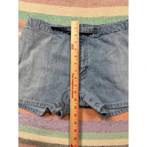 Y2K Old Navy Denim Buckle Shorts – Size 12 - Picture 5 of 6